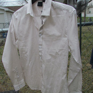 ASOS eggshell white /cream shirt NWT size Small